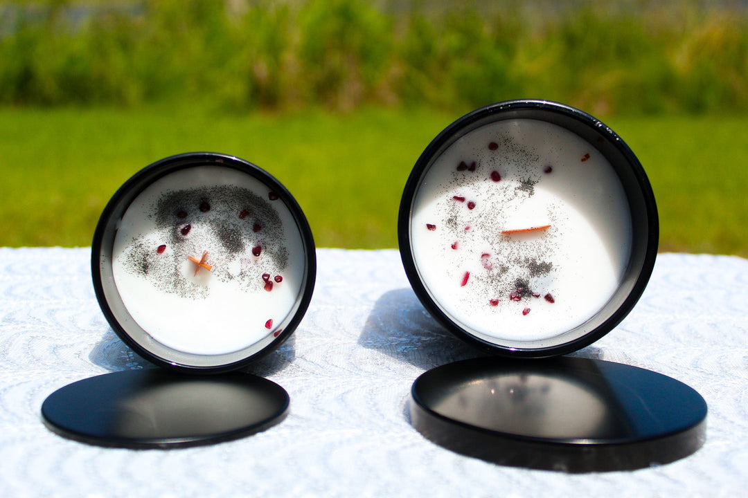 Natural Nontoxic & Vegan Long Burning Time Pine Cypress Cedar "Christmas Lights" Candle - Empress Candles