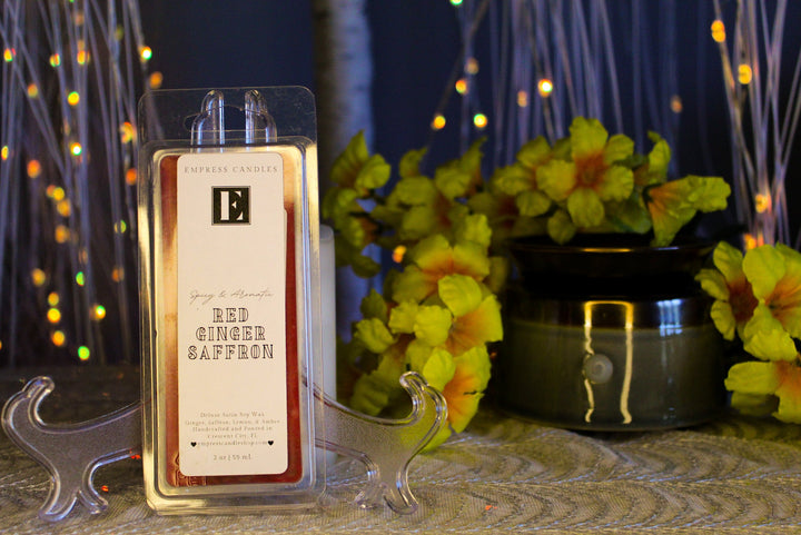 Red Ginger Saffron Melts - Empress Candles
