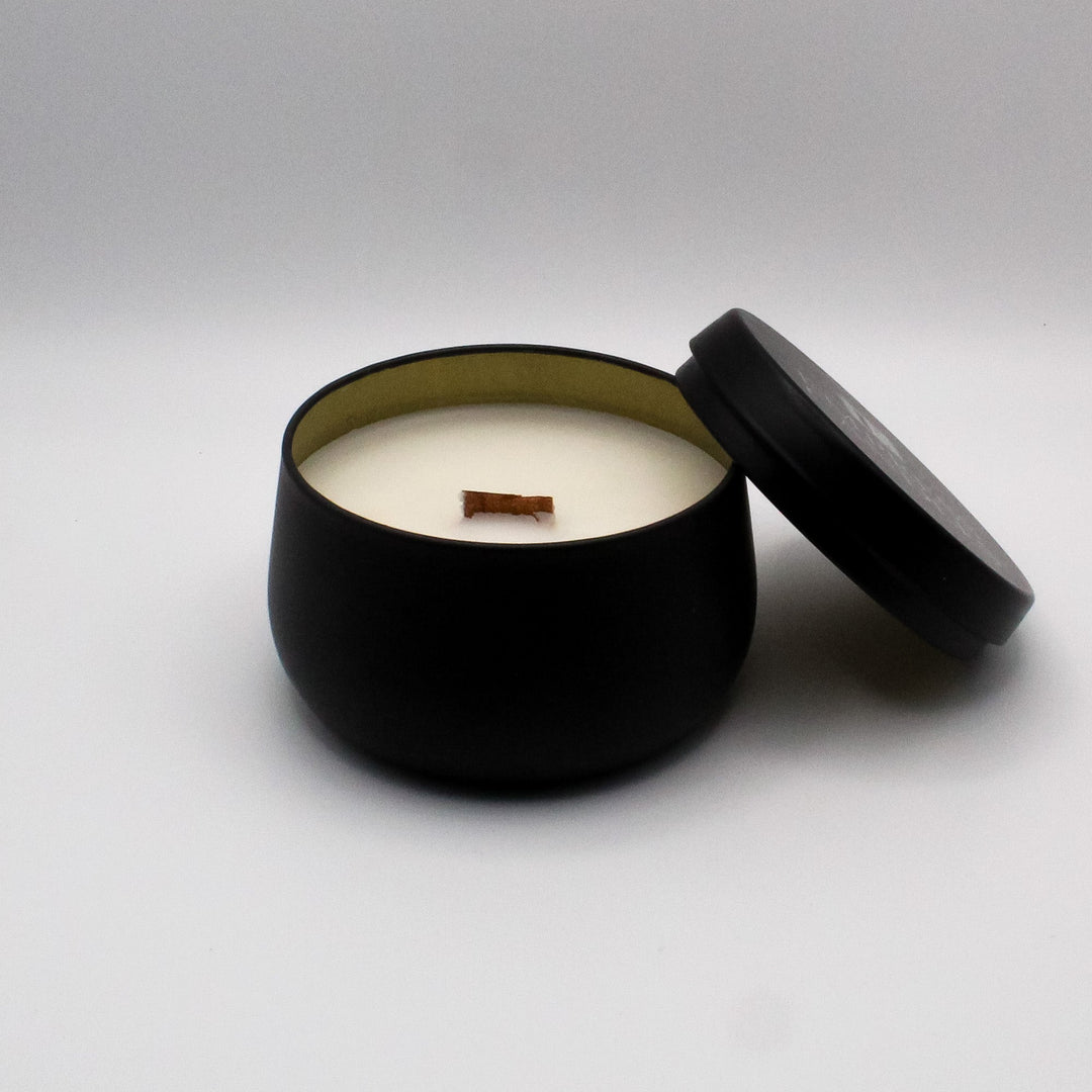 Natural Nontoxic & Vegan Long Burning Hours Coconut Wax Wooden Wick Aromatherapy Vanilla Cashmere and Brown Sugar "Vanilla Heaven" Candle - Empress Candles