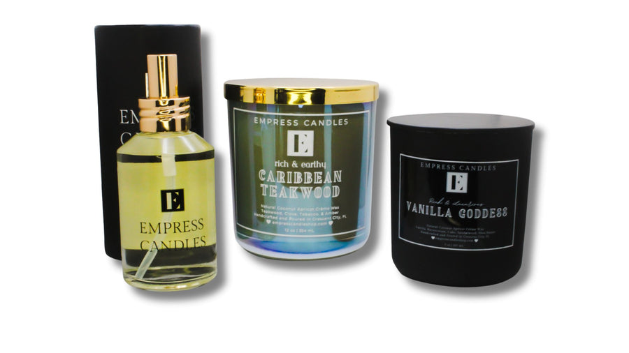 Create Your Own Gift Set | Buy 12 oz & 7 oz Candle & Get 1 Free Room Spray - Empress Candles