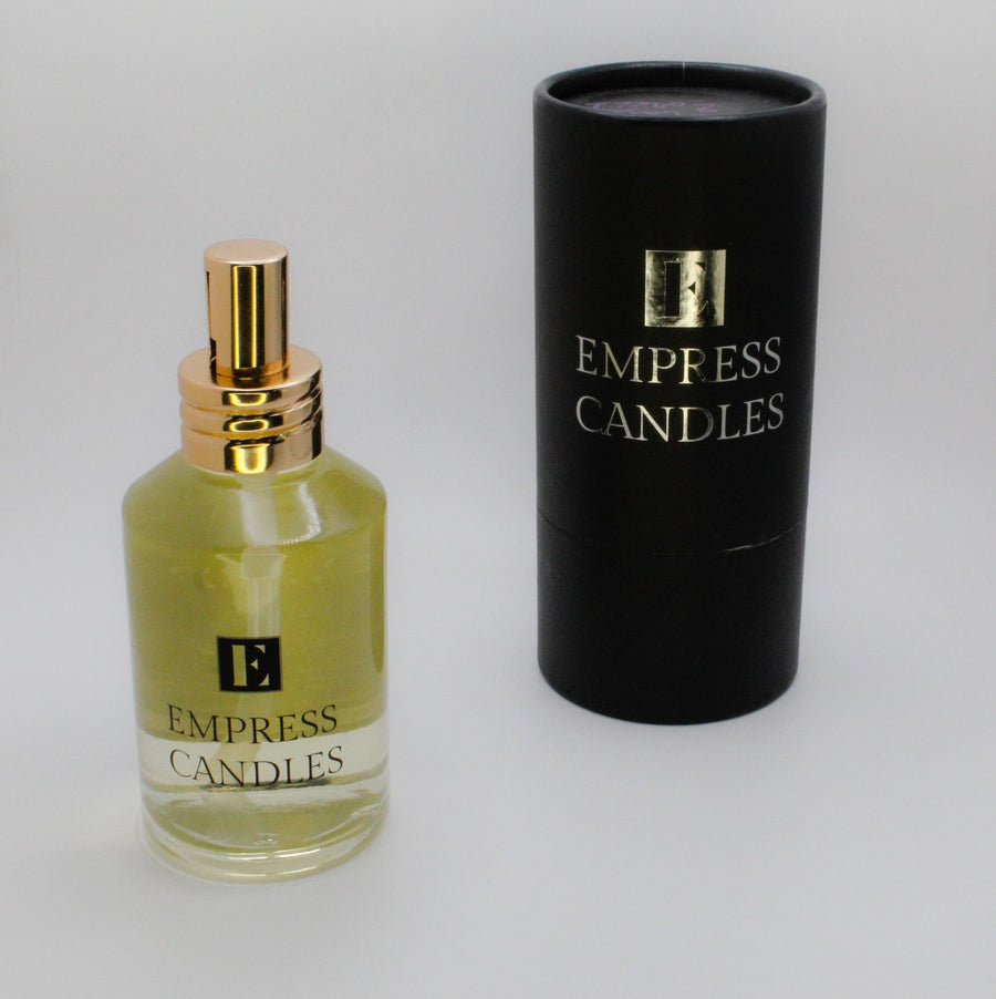 Natural Nontoxic Vegan Highly Scented Long Lasting Orchid & Black Amber Linen Room Spray - Empress Candles